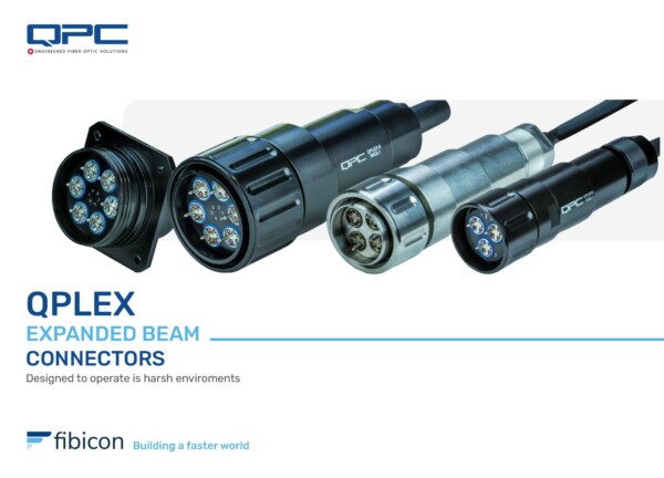 Fibicon - QPlex lens fiber optic connectors